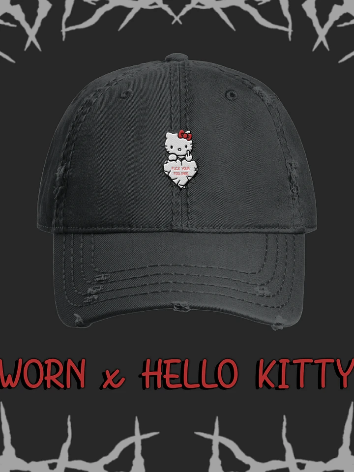Worn x Hello Kitty Distressed Dad Hat product image (1)